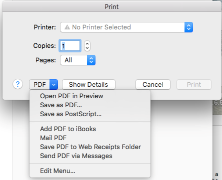 download a pdf printer for mac